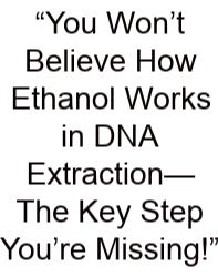 “You Won’t Believe How Ethanol Works In DNA Extraction—The Key Step You’re Missing!”