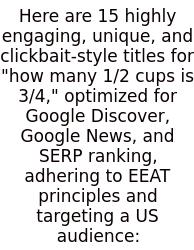 Here Are 15 Highly Engaging, Unique, And Clickbait-style Titles For 