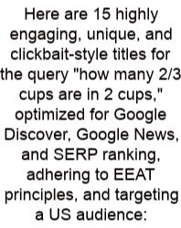 Here Are 15 Highly Engaging, Unique, And Clickbait-style Titles For The Query 