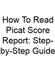 How To Read Picat Score Report: Step-by-Step Guide