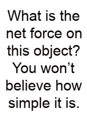 What Is The Net Force On This Object? You Won’t Believe How Simple It Is.