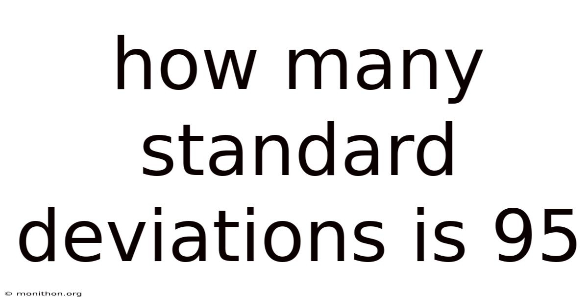 How Many Standard Deviations Is 95