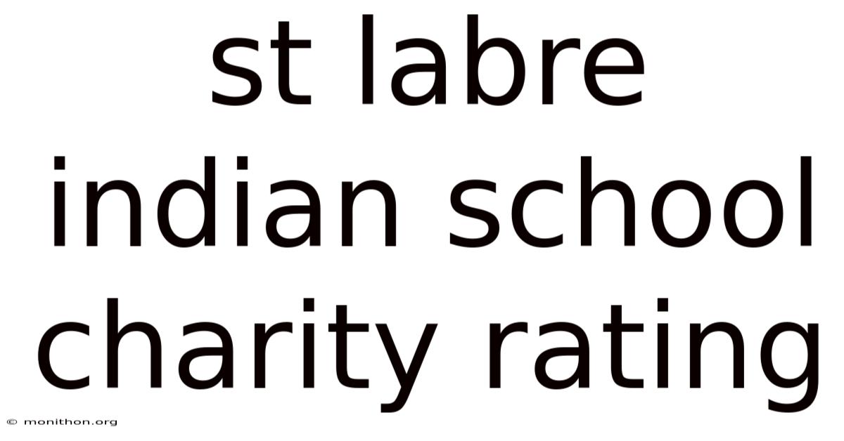 St Labre Indian School Charity Rating