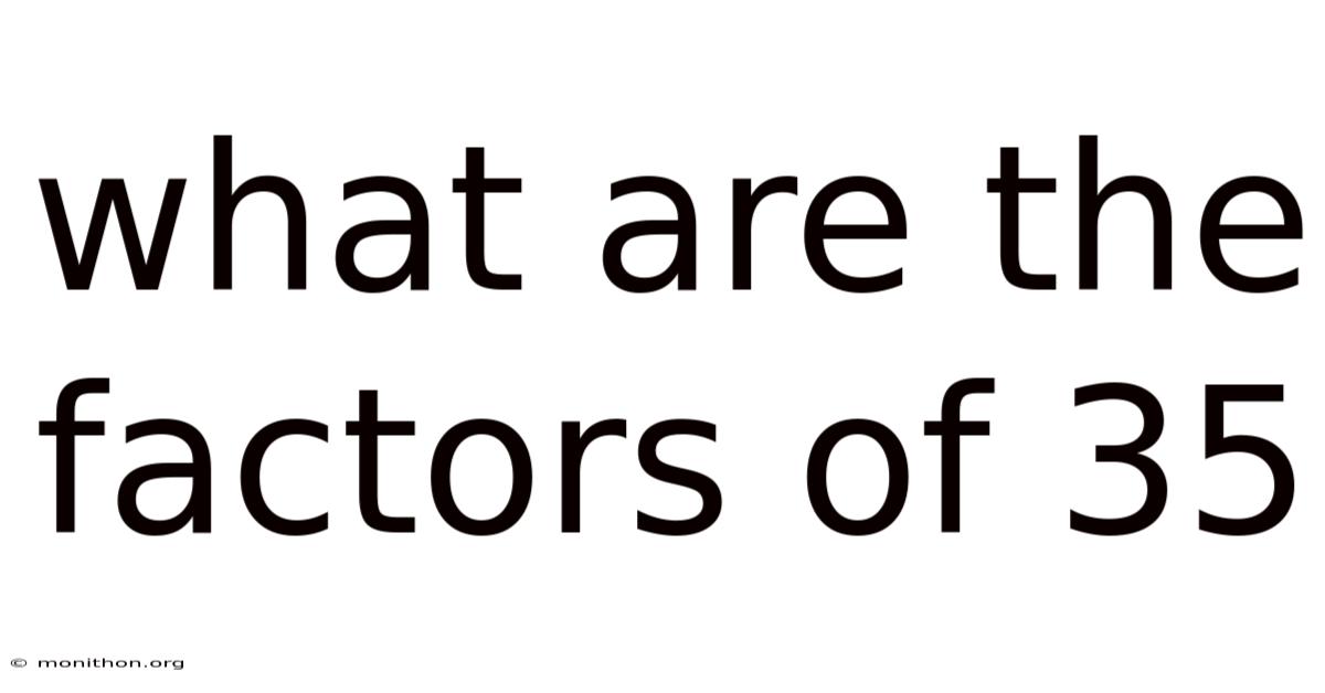 What Are The Factors Of 35